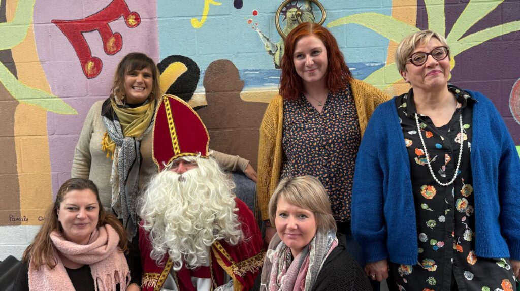Photo avec St Nicolas