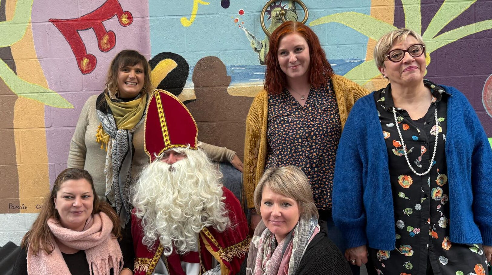 Photo avec St Nicolas